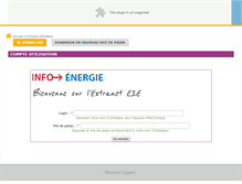 Tablet Screenshot of infoenergie.org